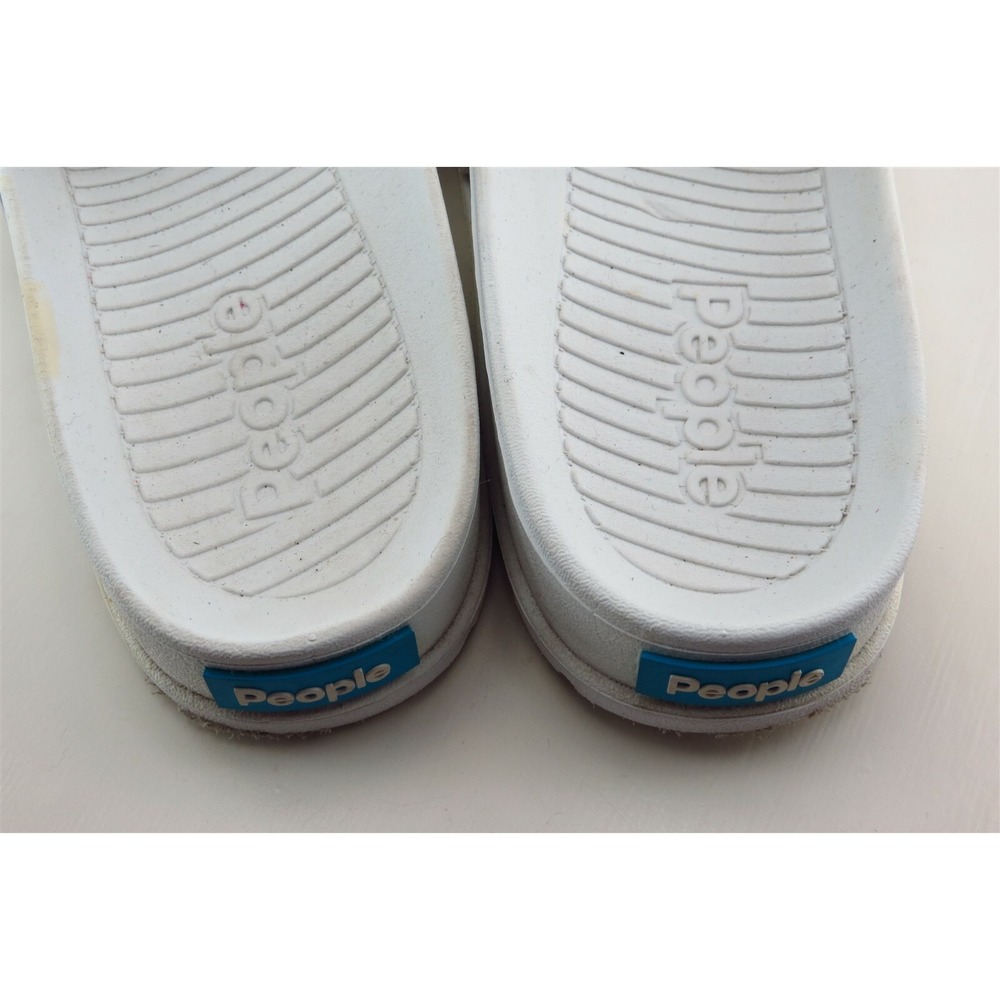 People Size 9 M White Slides Synthetic Men Shoes - Picture 5 of 7